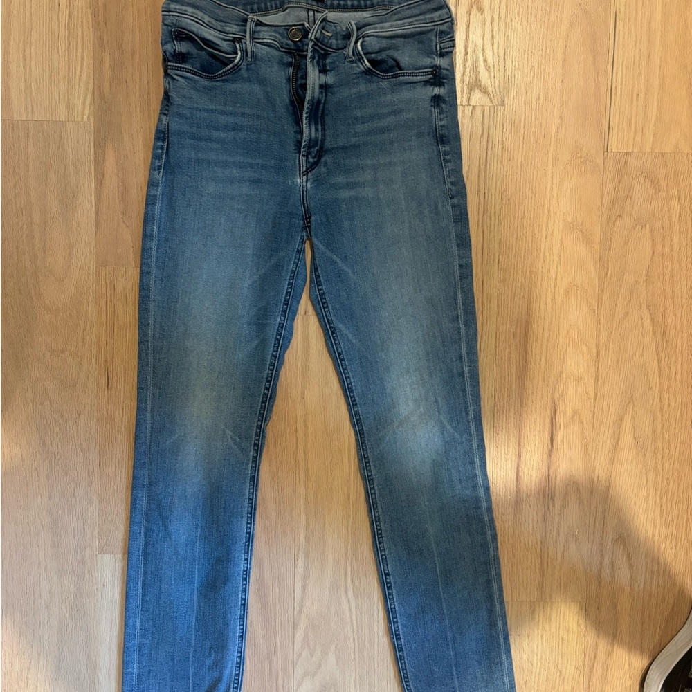 MOTHER Men's Dark Blue Skinny Jeans